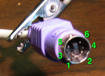 PS/2 Keyboard Male Connector Photo